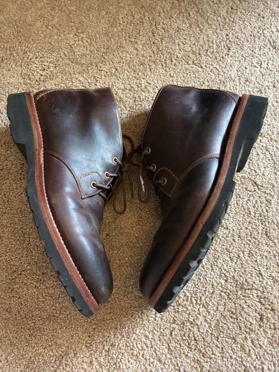 Trask Men\'s Brown Leather Chukka Boots Lace Up Ankle Boots size 9.5 main image 7